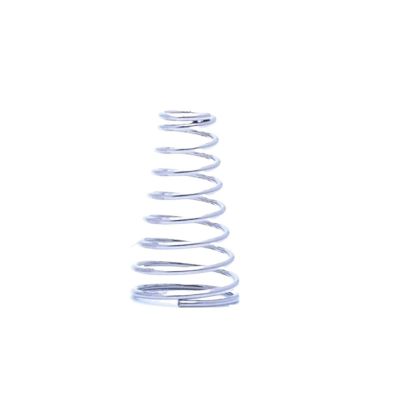 Conical Compression Spring Wire, 304 Stainless Steel, Silver, 1.2 × (8–15) × 15–6 mm