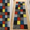 QQrunner Colorful Washable Non-Slip Runner Rug, 90 x 400 cm view 1