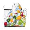 Colorful Fruit Oven Mitt and Potholder Set view 1