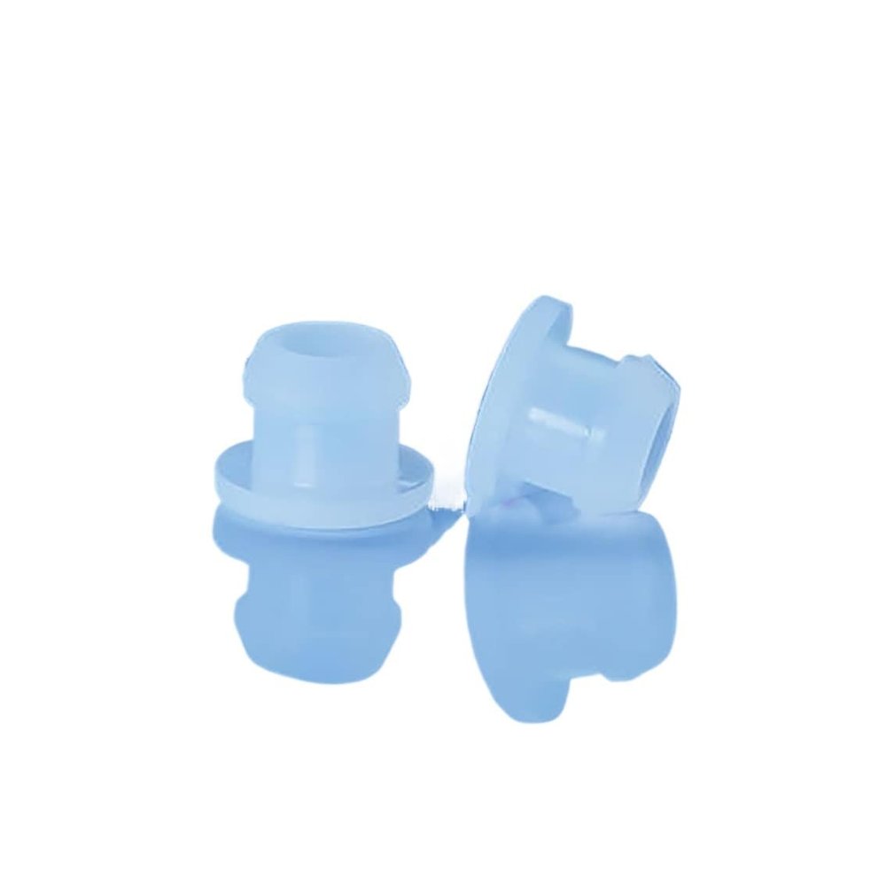 Closed Silicone Rubber Hole Plugs, 8 mm, 20-Pack