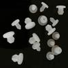 Closed Silicone Rubber Hole Plugs, 8 mm, 20-Pack view 2
