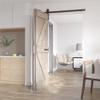 HOCONNIE 6 ft/183 cm Bi-Folding Sliding Barn Door Hardware Track Set for 2 Doors view 3