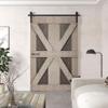 HOCONNIE 6 ft/183 cm Bi-Folding Sliding Barn Door Hardware Track Set for 2 Doors view 4