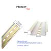 1 x 8.5 mm, 35 mm Iron DIN Rail, C45 Guide Rail, 0.9 mm (18 cm) view 3