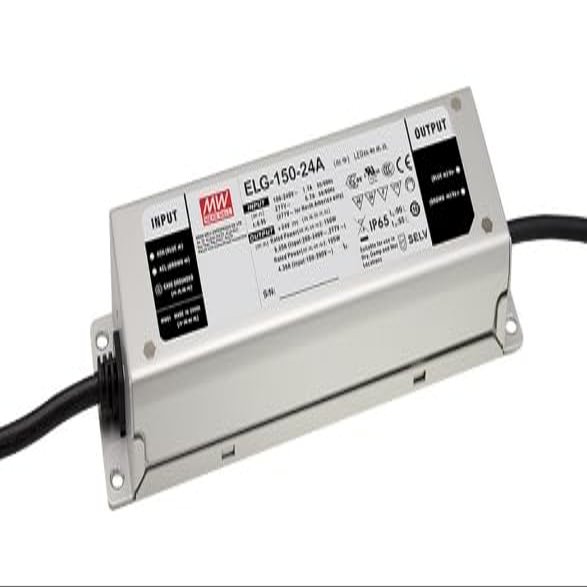 Mean Well ELG-150-42B-3Y LED Transformer, Constant-Voltage/Constant-Current LED Driver, 150 W, 3.57 A, 21–42 V