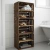 Teramico Flamed Wooden Crates, 50 x 40 x 30 cm, Set of 3 view 2