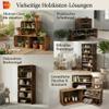 Teramico Flamed Wooden Crates, 50 x 40 x 30 cm, Set of 3 view 3