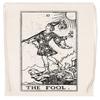 Luxogo The Fool Tarot Card Beige Unisex Gym Drawstring Bag view 1