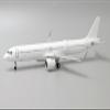 JC Wings A321 NEO 1/200 Blank Model with Stand - A321 BLANK view 1