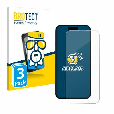 BROTECT Glass Screen Protector for Apple iPhone 15 Pro Max