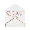 FRESQA Paw Print Greeting Card for Weddings, Friendships and Holidays view 1