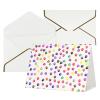 FRESQA Paw Print Greeting Card for Weddings, Friendships and Holidays view 2