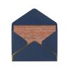 FRESQA Red Brick Wall Greeting Card, Ideal for Weddings, Friendships & Holidays view 1