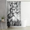 VIKINGER 3D Viking Odin Shower Curtain, 180 x 180 cm view 2