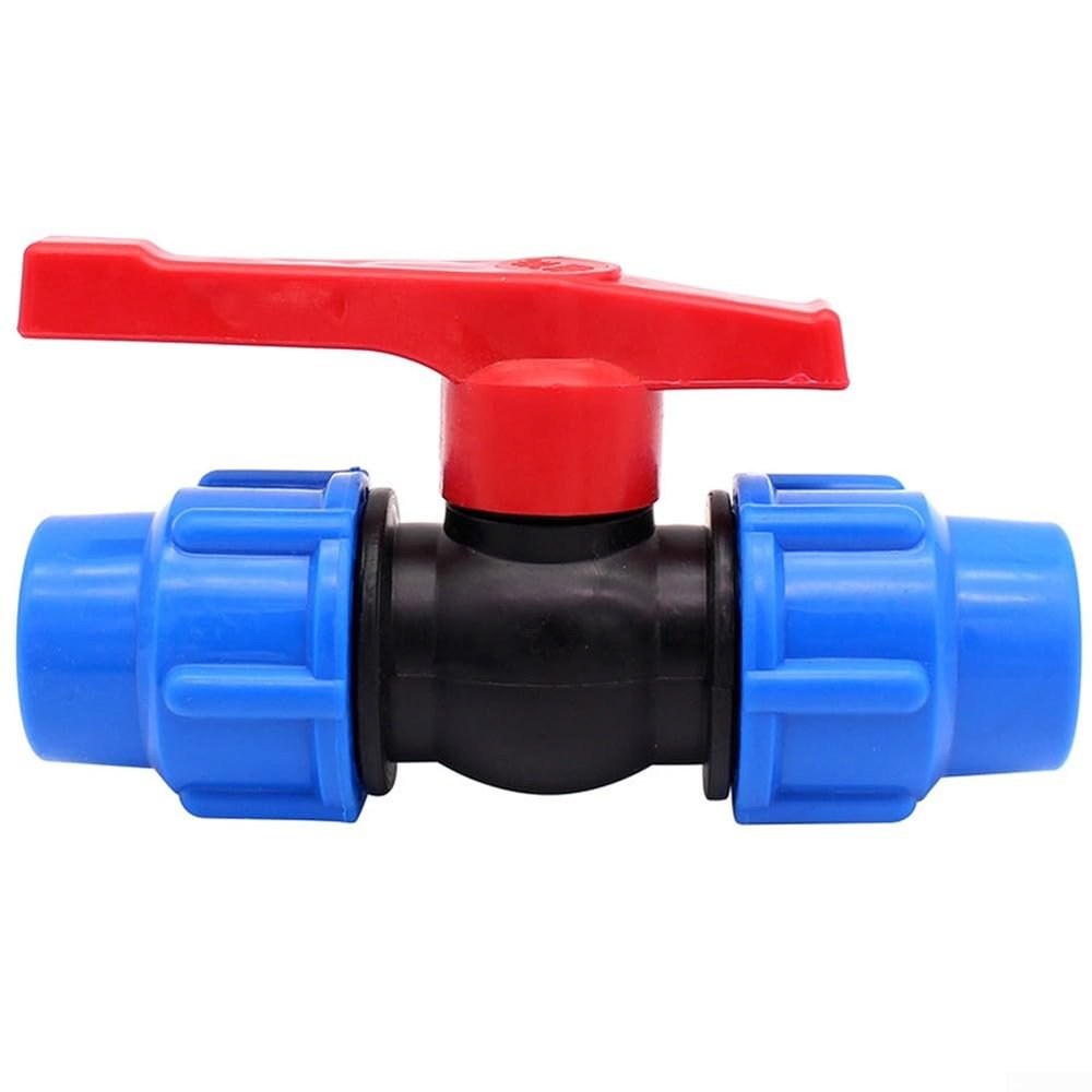 PE Pipe Ball Shut-Off Valve with Male Thread, 20 mm