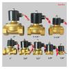 SSIMOO 1/4"–2" Brass Electric Solenoid Valve, 220 VAC / 24/12 VDC, Normally Closed, Semi-Direct Lift, Water Heater (2 in, AC220V) view 2