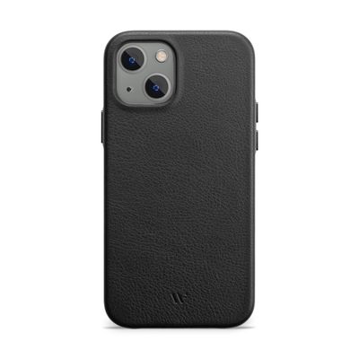 WIIUKA Case for iPhone 15, German Leather, Ultra-Thin, Black