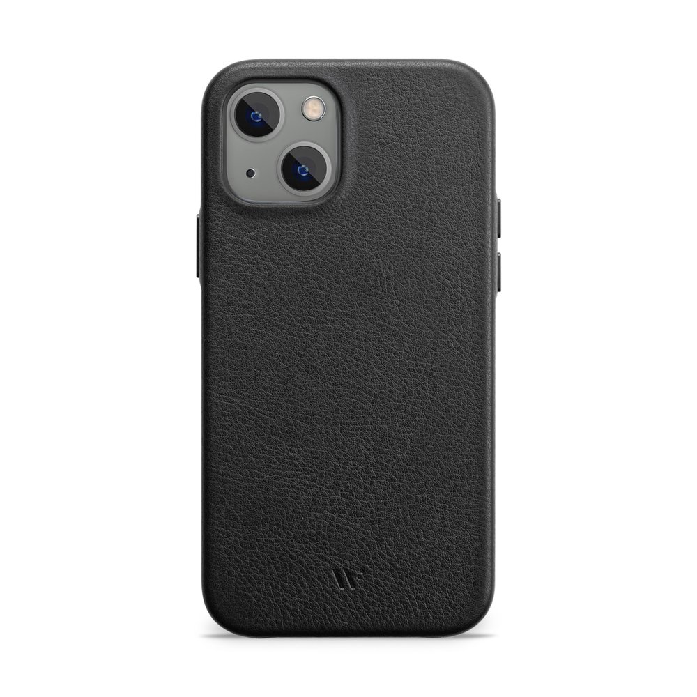 WIIUKA Case for iPhone 15, German Leather, Ultra-Thin, Black