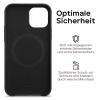 WIIUKA Case for iPhone 15, German Leather, Ultra-Thin, Black view 3