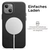 WIIUKA Case for iPhone 15, German Leather, Ultra-Thin, Black view 4