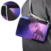 TropicalLife Square Picnic Blanket with Unicorn Galaxy Design, Waterproof and Foldable view 3
