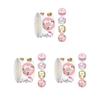 Mother's Day Stickers, Round, 3.8 cm Diameter, for Envelopes, Party Supplies and Decorations, Style 1, Style A, 3 Pieces view 1
