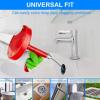 Focket Flexible Drain Snake with Non-Slip ABS Handle, Red view 3
