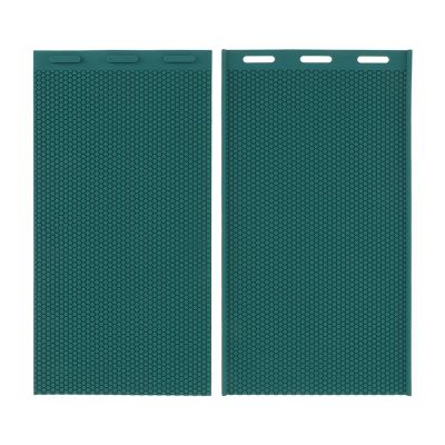 Flexible Silicone Honeycomb Wax Press Mold for Beekeeping, 2-Piece Set