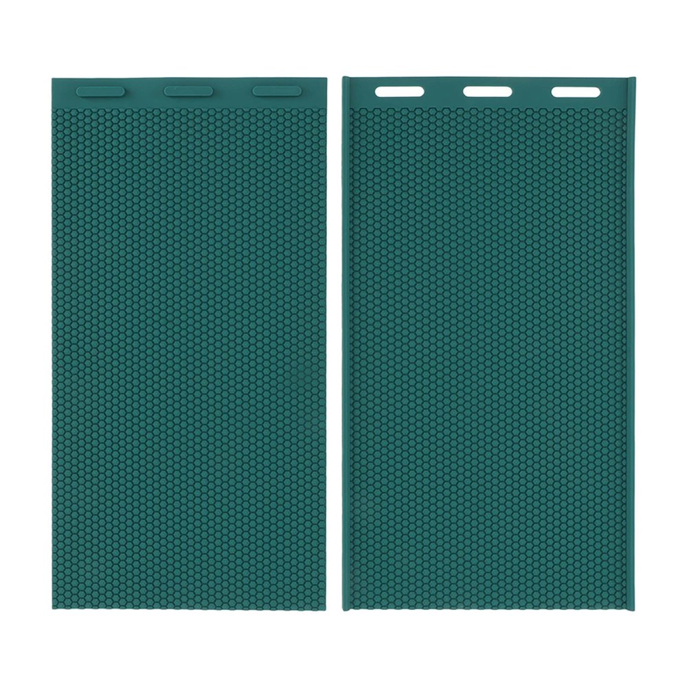 Flexible Silicone Honeycomb Wax Press Mold for Beekeeping, 2-Piece Set