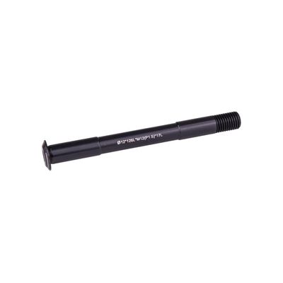 Bicycle Quick-Release Axle, 12x126L x M12 (P1.5) x 17, Black