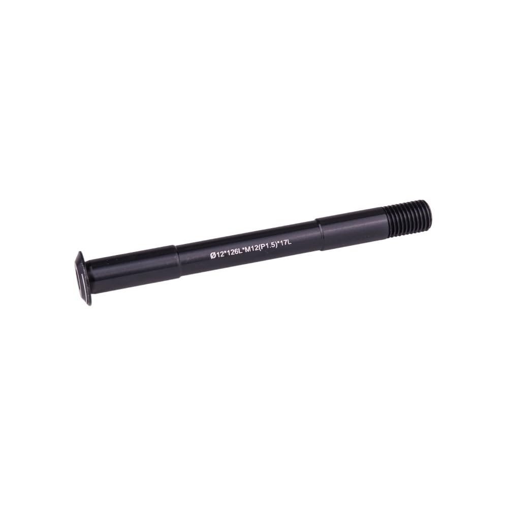 Bicycle Quick-Release Axle, 12x126L x M12 (P1.5) x 17, Black