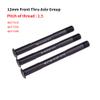 Bicycle Quick-Release Axle, 12x126L x M12 (P1.5) x 17, Black view 4