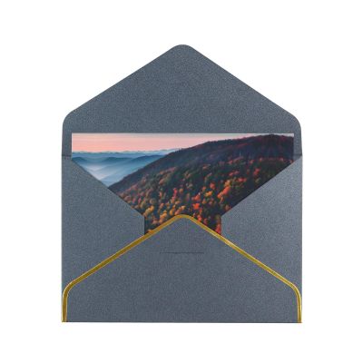 ZISHAK Smokey Mountain Cliff Radiant Thank-You Cards for Weddings, Friendship, Anniversaries, and Moments That Matter