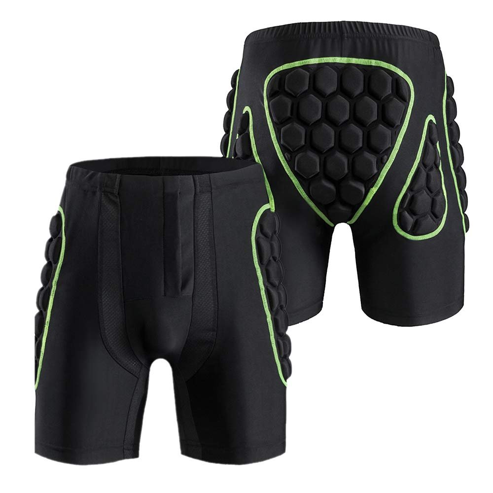 CalmGeek Men's Padded Hip Protection Shorts