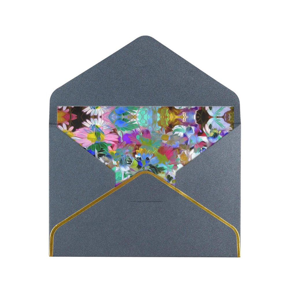 ZISHAK Colorful Floral Thank-You Cards for Weddings, Friendship and Anniversaries