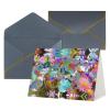 ZISHAK Colorful Floral Thank-You Cards for Weddings, Friendship and Anniversaries view 2