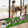 Siunwdiy Green Carpet Runner 50 x 400 cm, Non-Slip Hallway and Kitchen Runner view 2