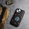 Carveit Phone Case for iPhone 15, Dark Wood, Thor's Hammer view 4