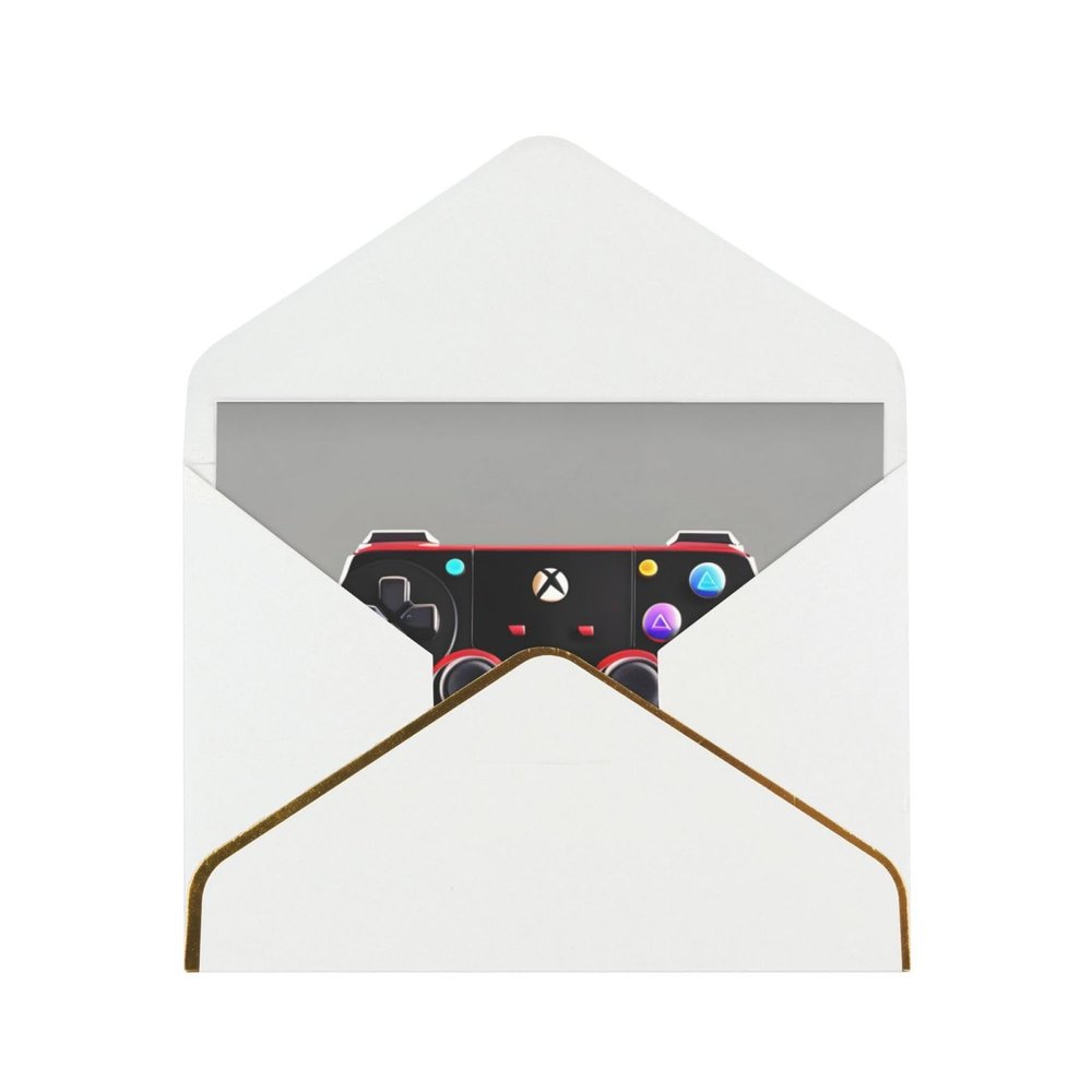Game Controller Versatile & Vibrant Blank Cards - Perfect for Weddings & Thank-You Cards