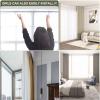 Ultra-Thin Aluminum Ceiling Curtain Track, White, 150 cm view 4