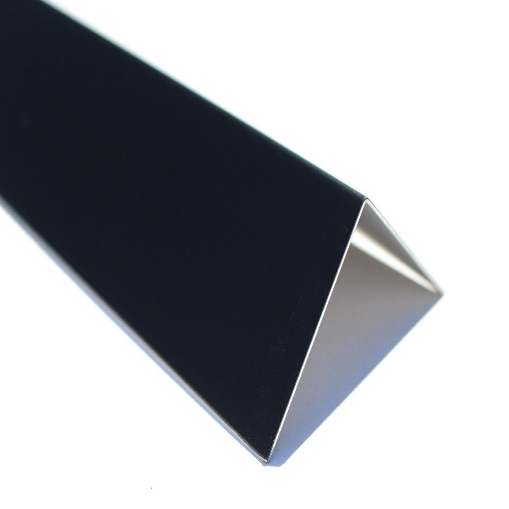 Schlgel GmbH 1 mm Aluminum Ridge Flashing, 90°, 125 x 125 mm, 2000 mm, RAL 9010