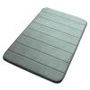Tuelaly Non-Slip Absorbent Bathroom Floor Mat, Memory Foam, Gray, 40 x 60 cm view 1