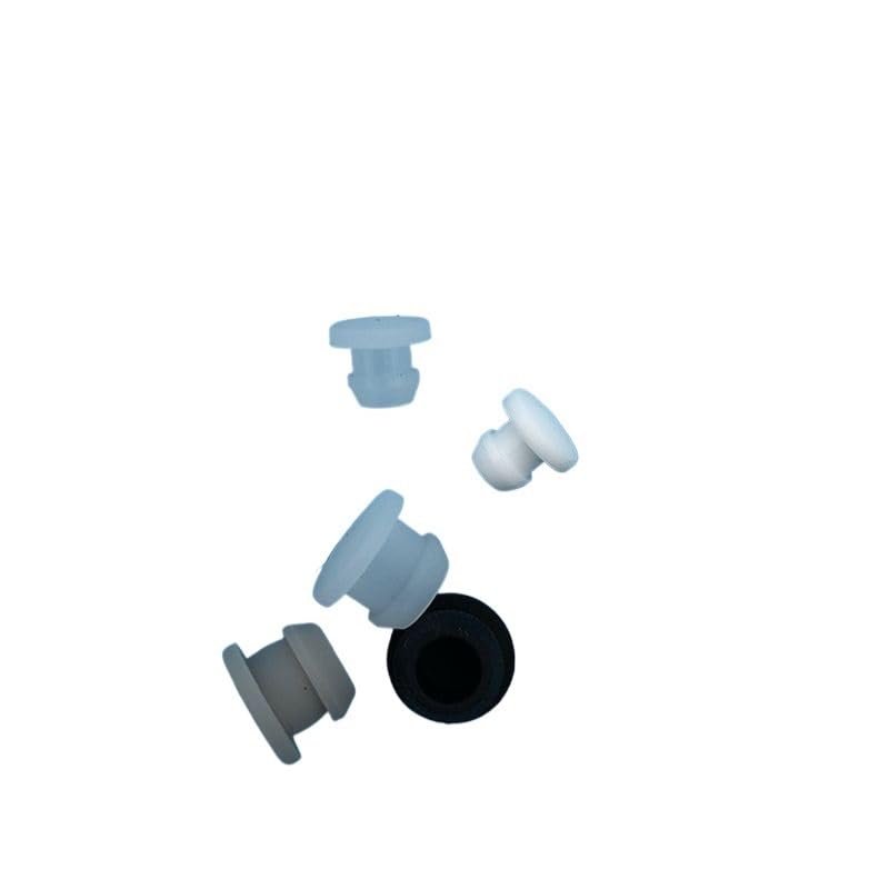 Silicone Rubber T-Type Dust Protection Plug, 10 mm, Gray
