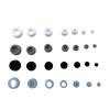 Silicone Rubber T-Type Dust Protection Plug, 10 mm, Gray view 4