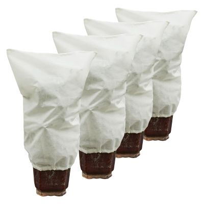 PRELGOSP Winter Plant Protection Covers, 80 x 120 cm, White, 4-Pack