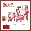 Bicycle Reusable Christmas and Festival Gift Bags, Stylish Fabric Bags view 4