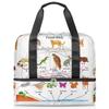 Animal Food Web Diagram 21L Sports Duffle Bag view 1