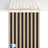 Bildershop-24 6-Piece Dekowa Wall & Ceiling Panel Set, Natural Oak/Black, 252 x 10.7 x 1.5 cm, Wood Look view 3