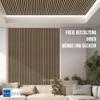 Bildershop-24 6-Piece Dekowa Wall & Ceiling Panel Set, Natural Oak/Black, 252 x 10.7 x 1.5 cm, Wood Look view 4