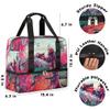 Japanese Samurai Painting Sports Duffle Bag, 21L Travel Gym Yoga Tote with Wet/Dry Separation view 3